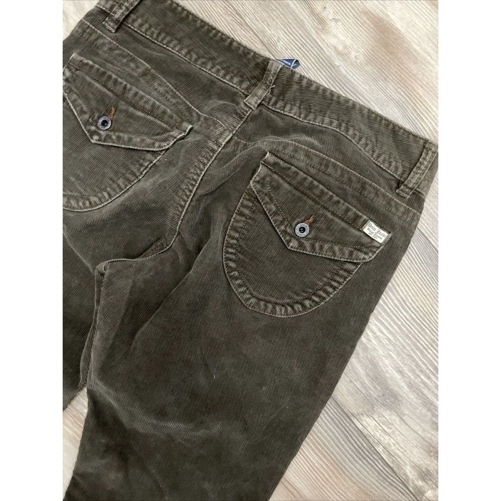 Vintage Polo Jeans Co Ralph Lauren Women Corduroy Pants Brown Bootcut Size 10X30 - Picture 5 of 6
